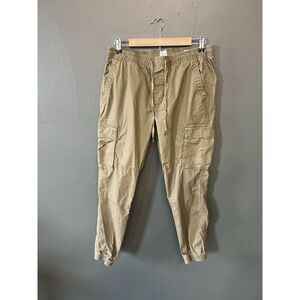 Gap Mens Green Cargo Jogger Pants w/ Drawstring Size Medium